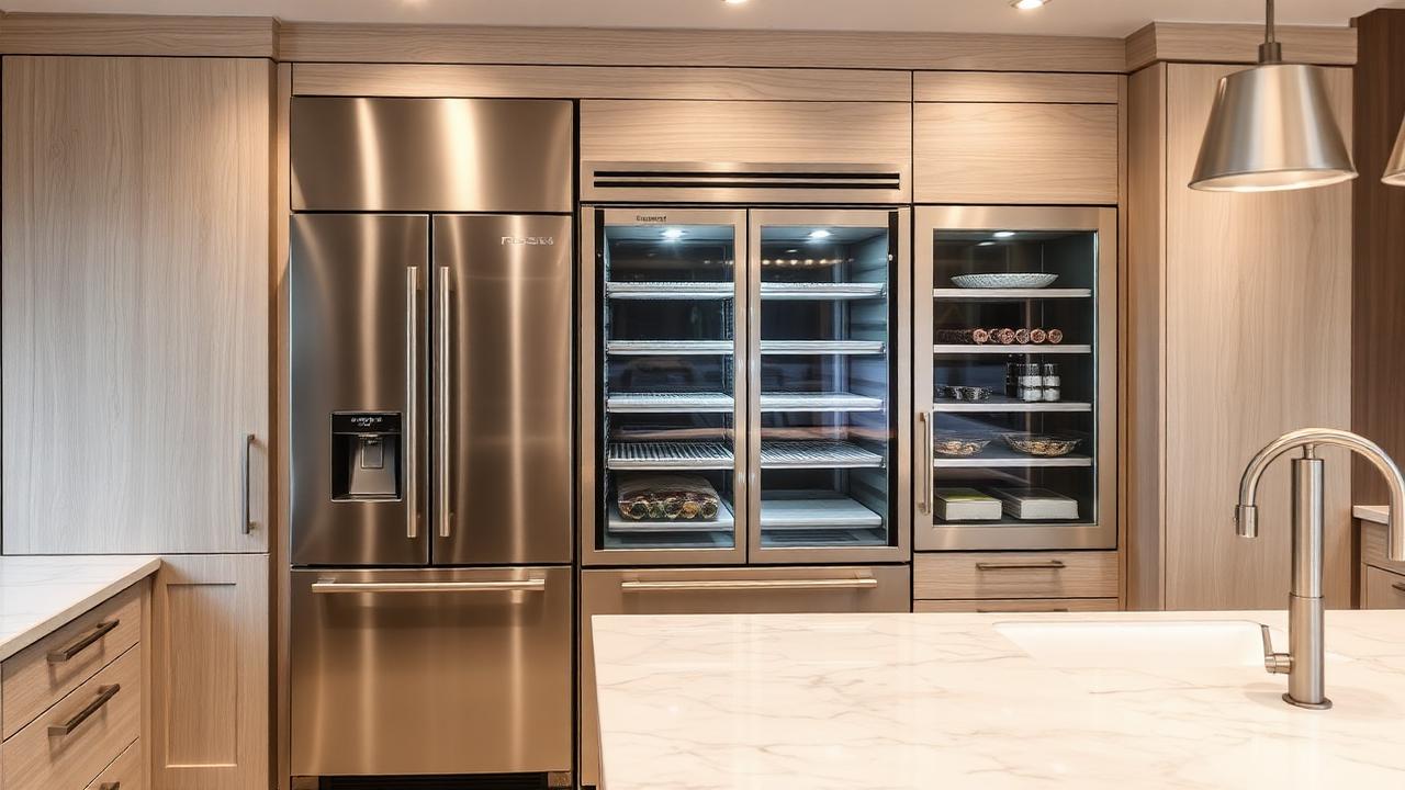 GE Monogram built-in appliances in a Southern Utah kitchen